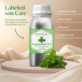 SIVA ORGANICS menthe pour cuir chevelu et cheveux, massage rafraîchissant.