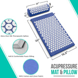 Sivan oreiller acupression pour détente du cou et soulagement du stress