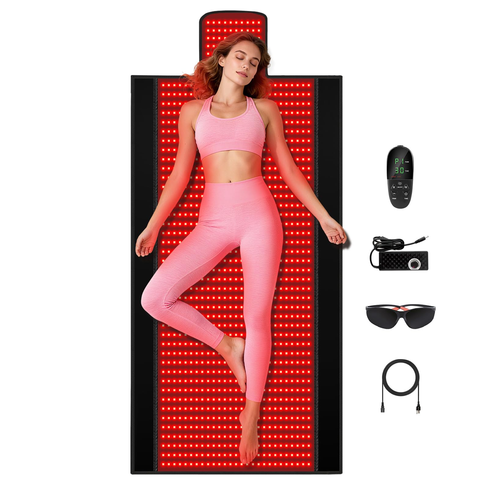 Le tapis Siyiteng offre une thérapie par lumière rouge pour tout le corps et le confort premium.