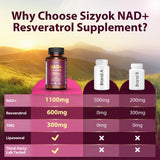 Sizyok NAD1100mg emballage boîte — présentation soignée.