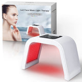 SJFEHLLD masque led visage lumière rouge pour soin rapide