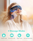 Masseur oculaire SKG avec bouton unique pour un contrôle simple.