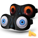 Masque yeux SkiBeaut Cute 3D, paire, confort doux et obscurité parfaite en voyage.