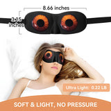 Masque SkiBeaut, design 3D, réconfort et léger pour sommeil au bureau.