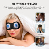 Masque SkiBeaut yeux, paire-double, parfait pour voyage et pauses.