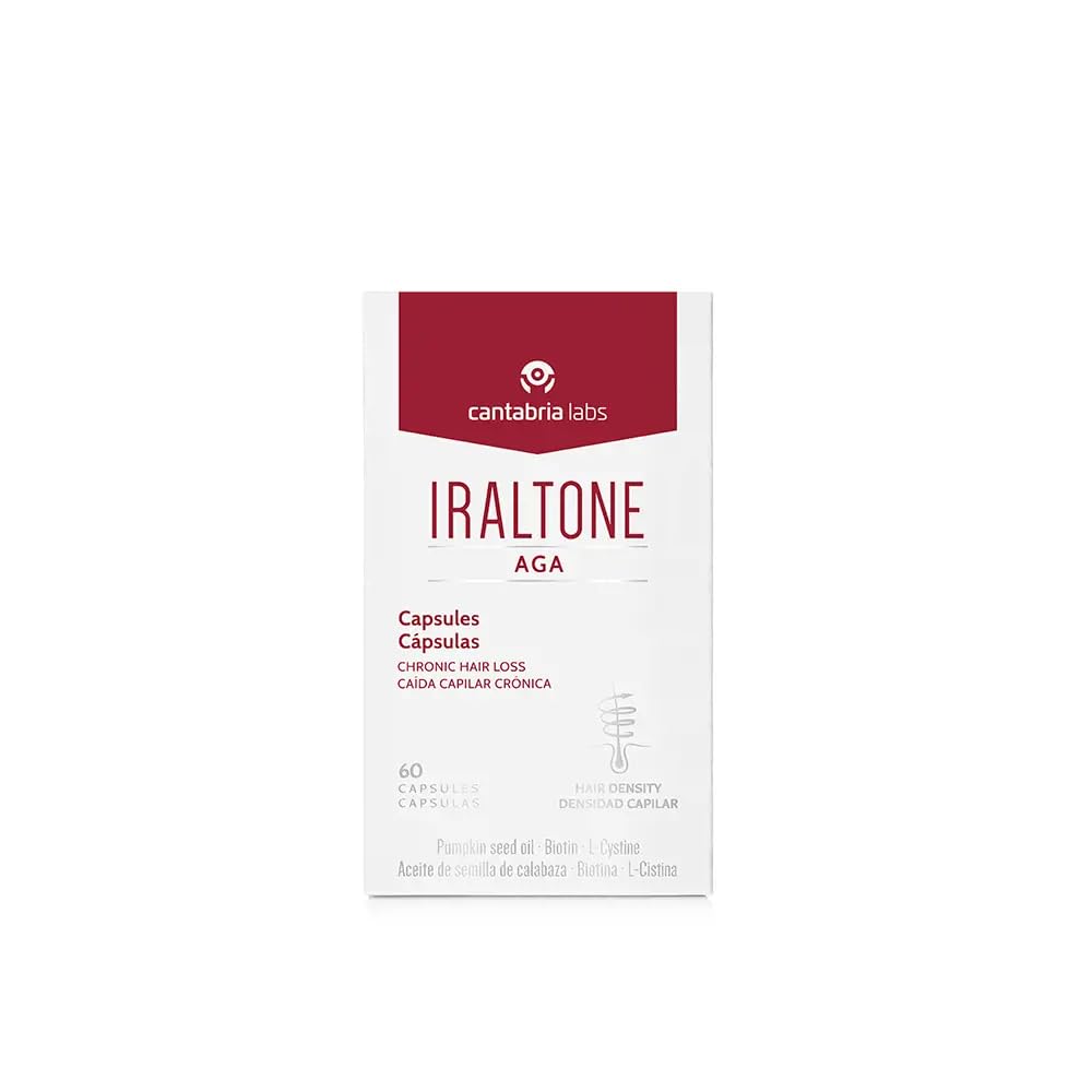 Capsules Iraltone AGA, routine Skin Capital Shops; format pratique pour les cheveux