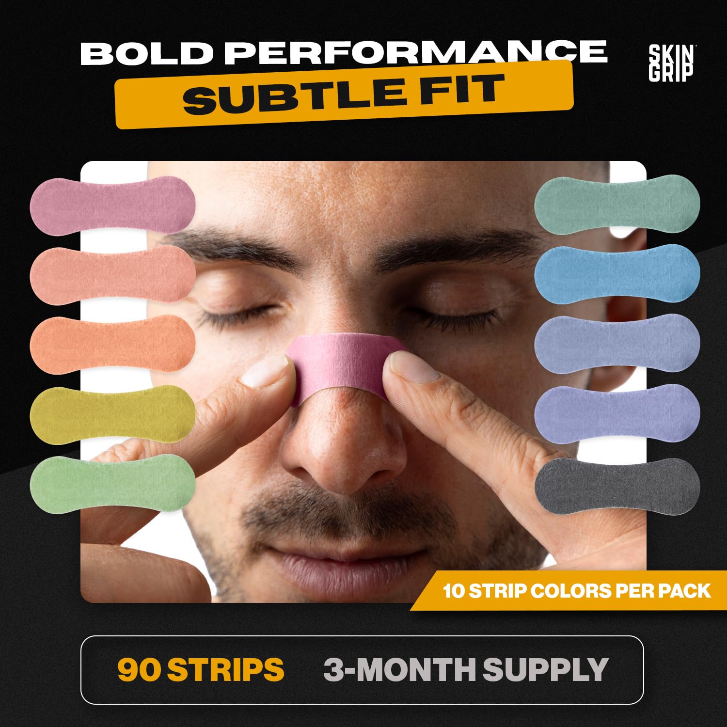 Skin Grip Strips dormir-travailler-activité: maintien tout au long de l'effort.