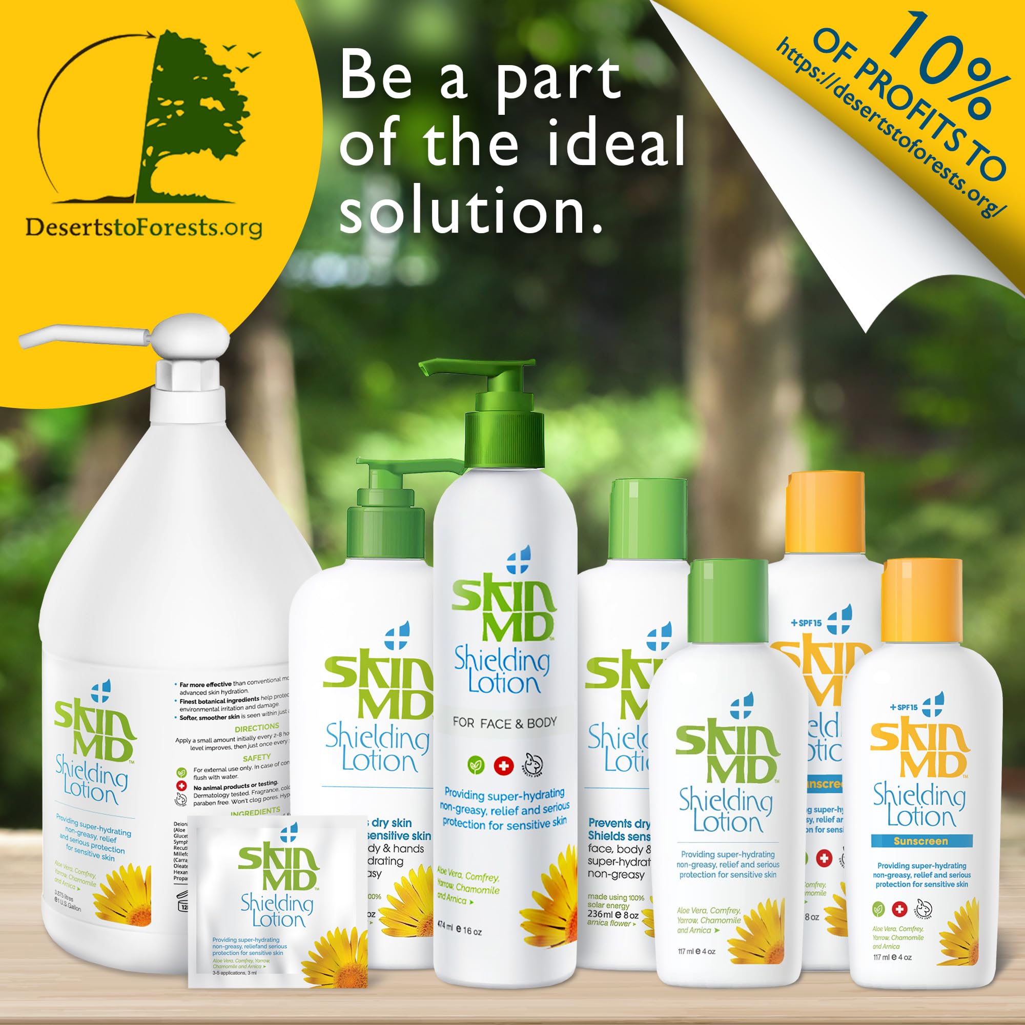 Protection quotidienne contre agressions extérieures avec Skin MD Shielding Lotion