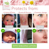 Skin MD Shielding Lotion sans parfum ni colorant, adaptée pour peaux sensibles au quotidien.