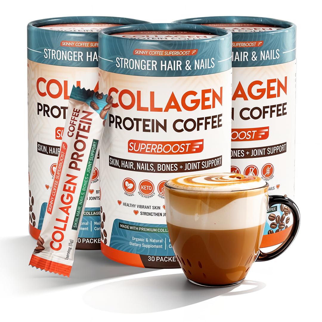Skinny Coffee SuperBoost – emballage du produit pour démarrer la journée.