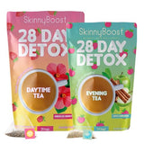 Thé detox SkinnyBoost Jour : sachets prêts pour démarrer votre journée.