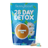 Thé du soir SkinnyBoost citron miel, boîte prête à infuser pour une routine detox.