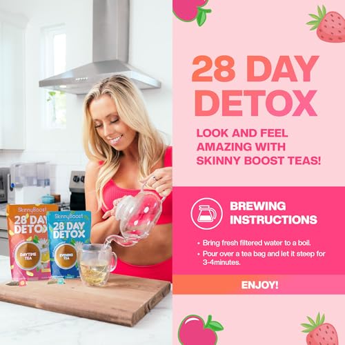 SkinnyBoost thé vert et oolong avec garcinia et zeste d'orange pour soutenir le rituel quotidien.