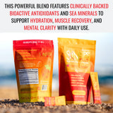 Voyage avec SkinSips Plus, format sachet pratique et léger