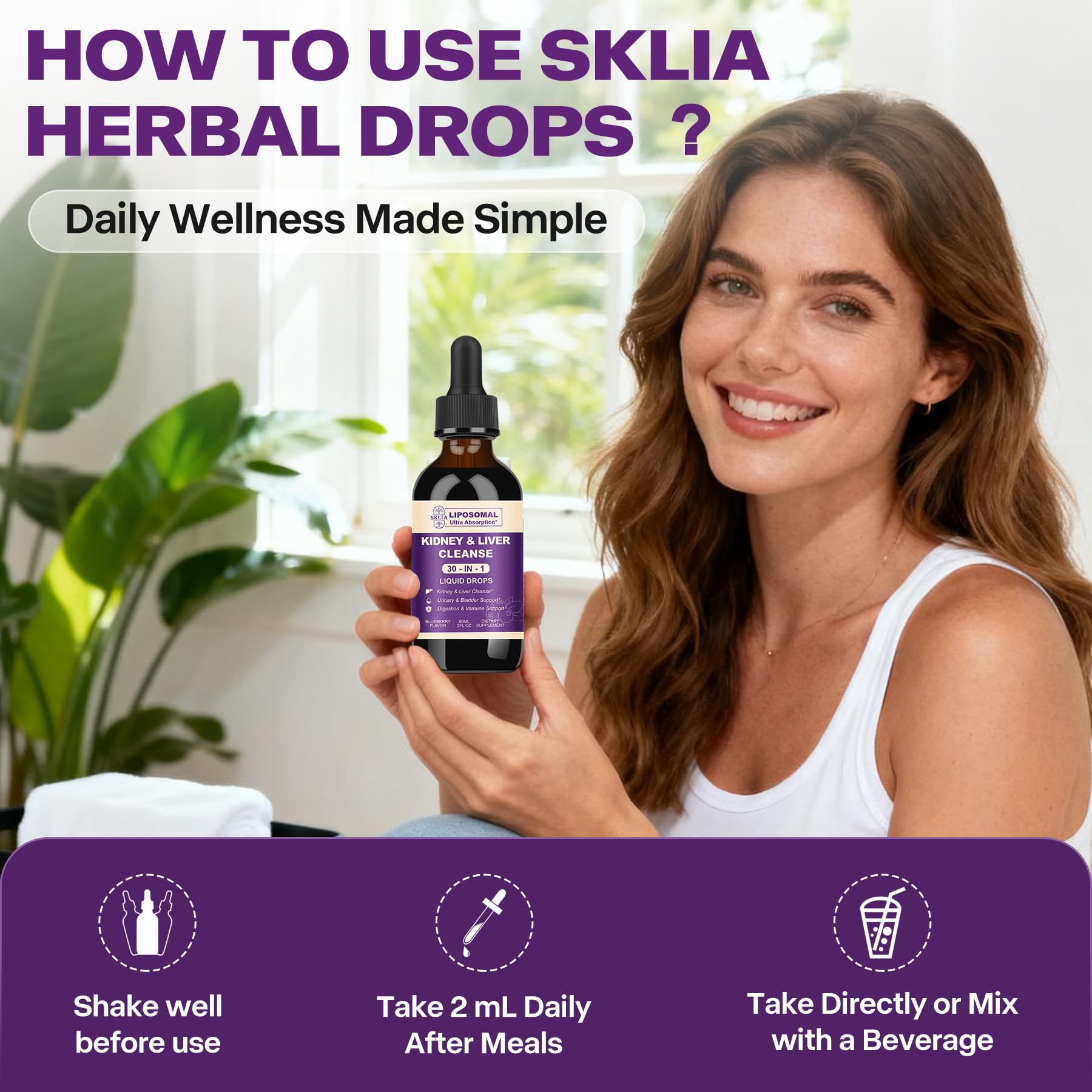 Intégration facile dans votre routine bien-être avec SKLIA Détox.