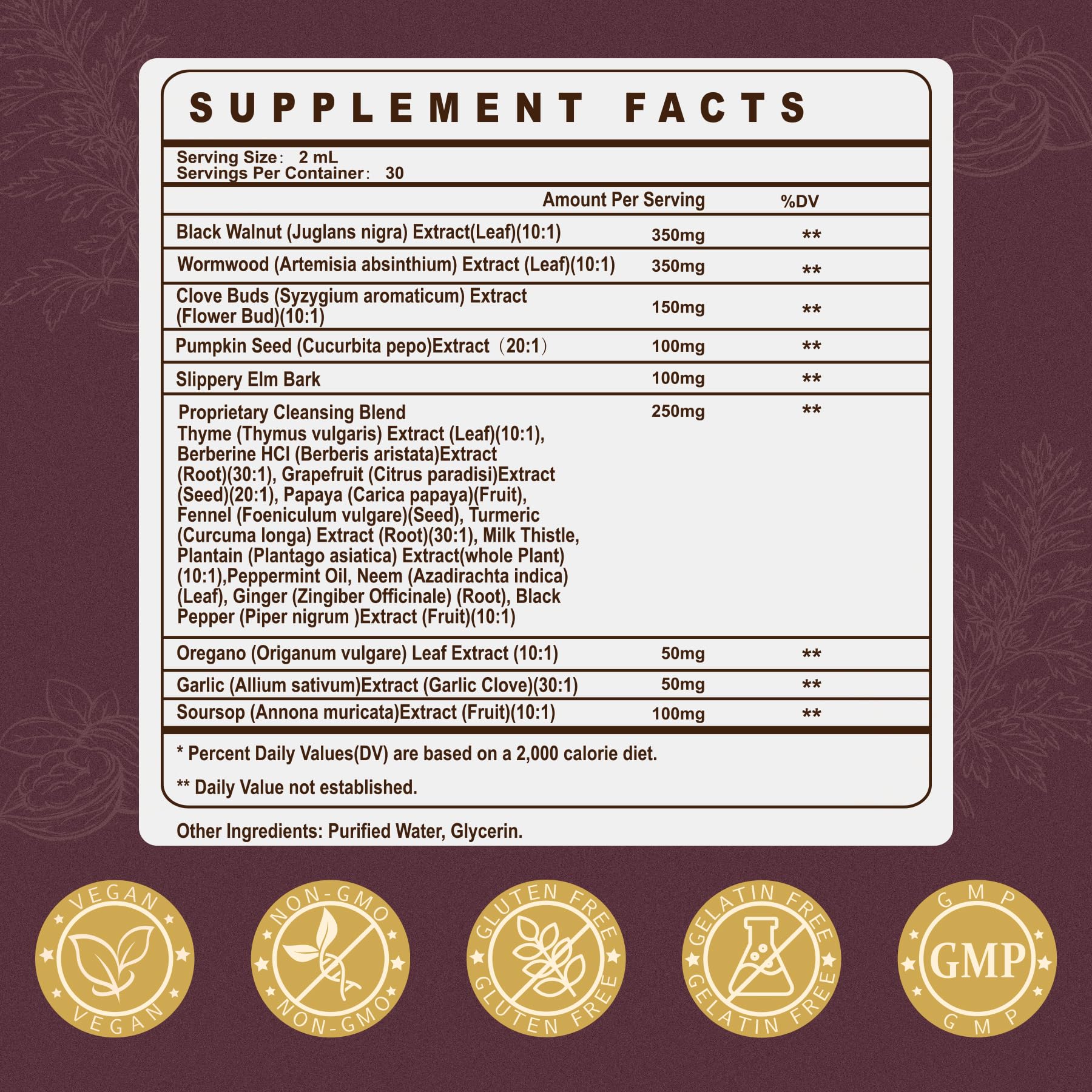 SKLIA gouttes liposomales noix-noire: détoxification naturelle et confort intestinal