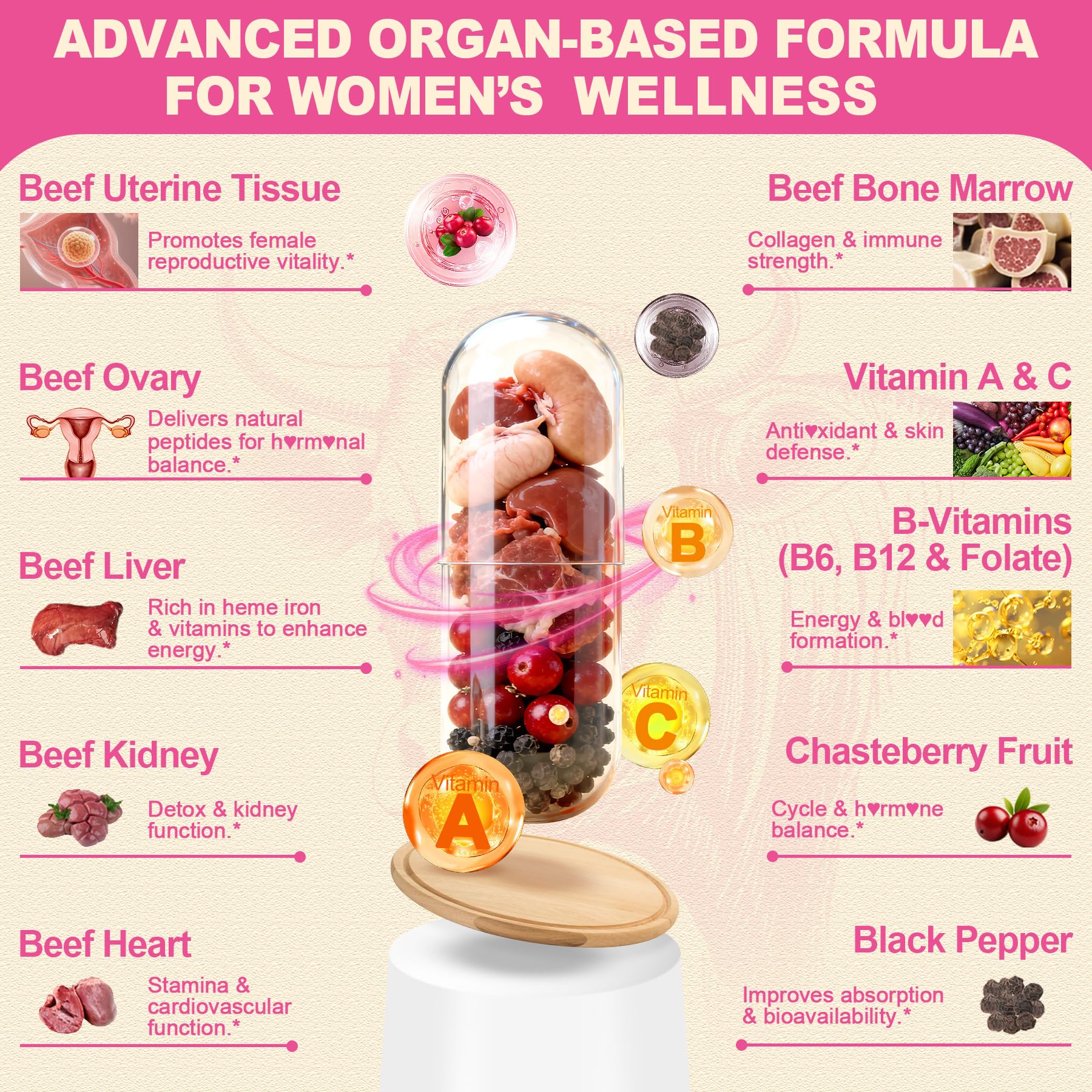 SKLIA cœur de boeuf : apport en nutriments essentiels pour la vitalité.