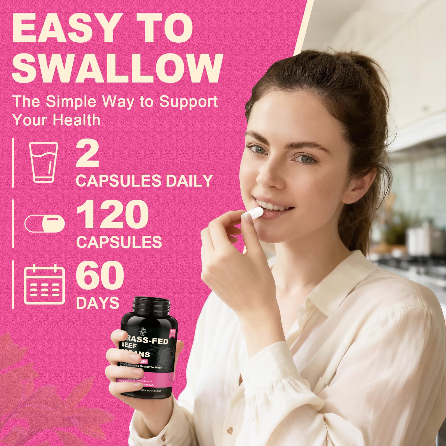 SKLIA vitamine A et C : soutien immunitaire et peau saine.