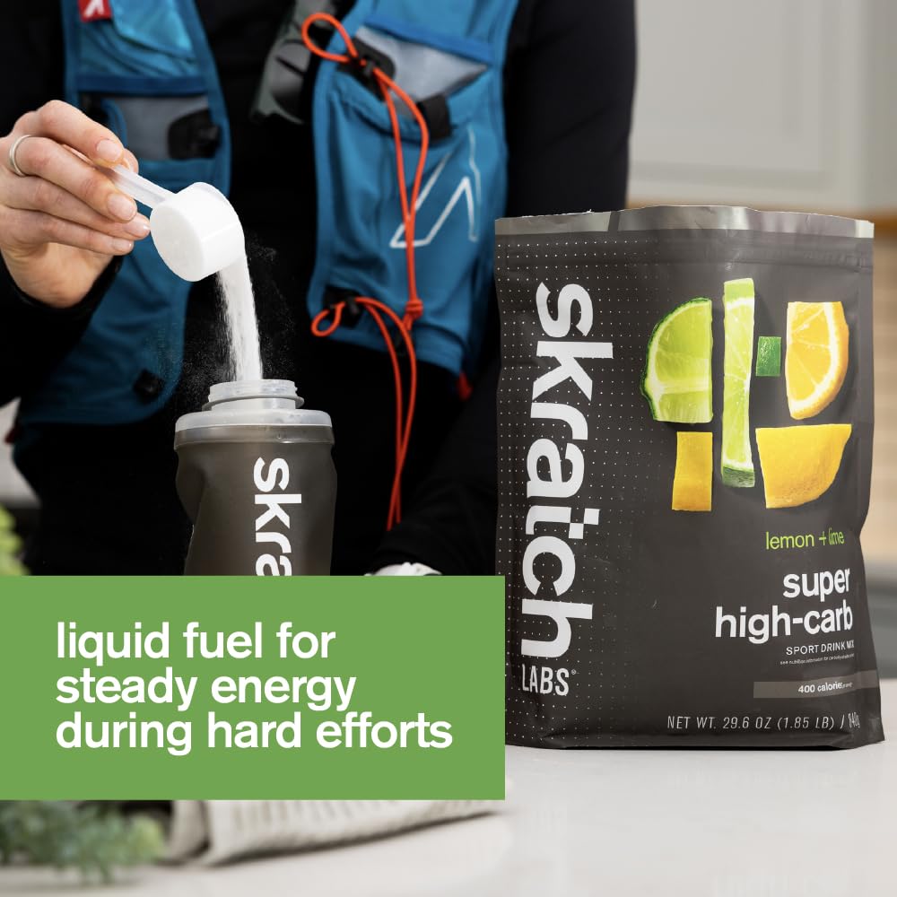 Skratch Labs Bouteille 840 g, format pratique pour l entraînement et les déplacements.