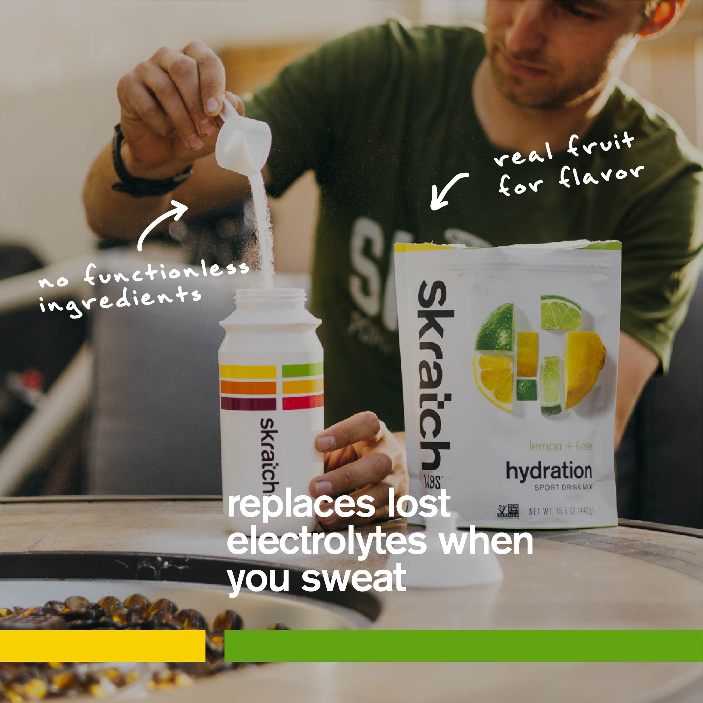 Skratch Labs Hydratation Exercice – bouteille prête à l'emploi pour l'hydratation en extérieur.