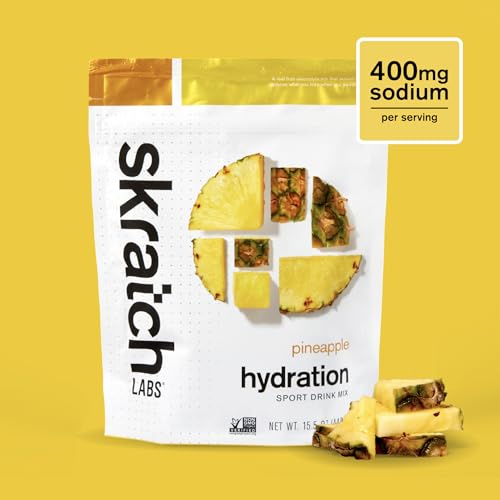 Skratch Labs Hydration Ananas dose-poudre prête à être mélangée
