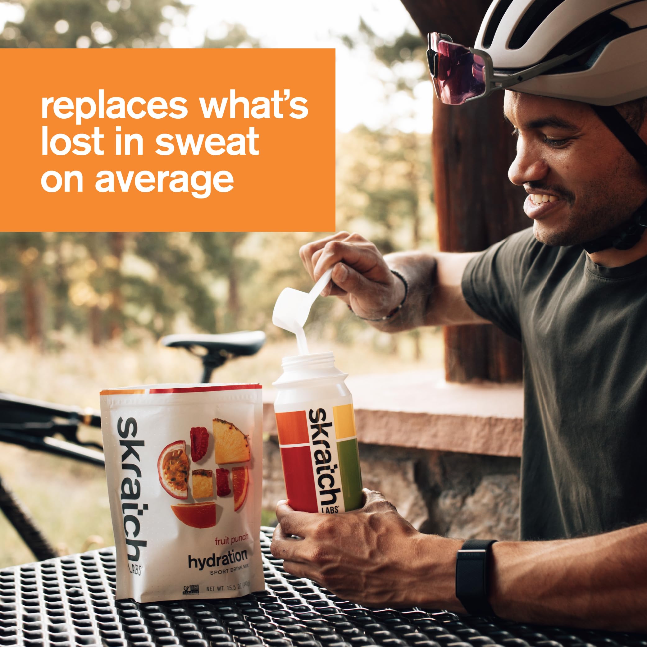 Skratch Labs Hydration verre mélange : boisson prête à boire après l'entraînement