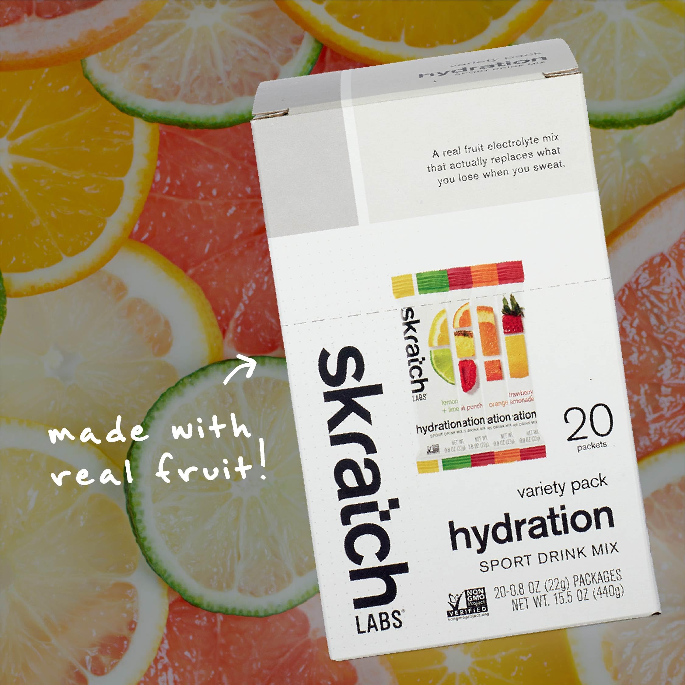 Skratch Labs kit hydratation tout-en-un pour performances quotidiennes.