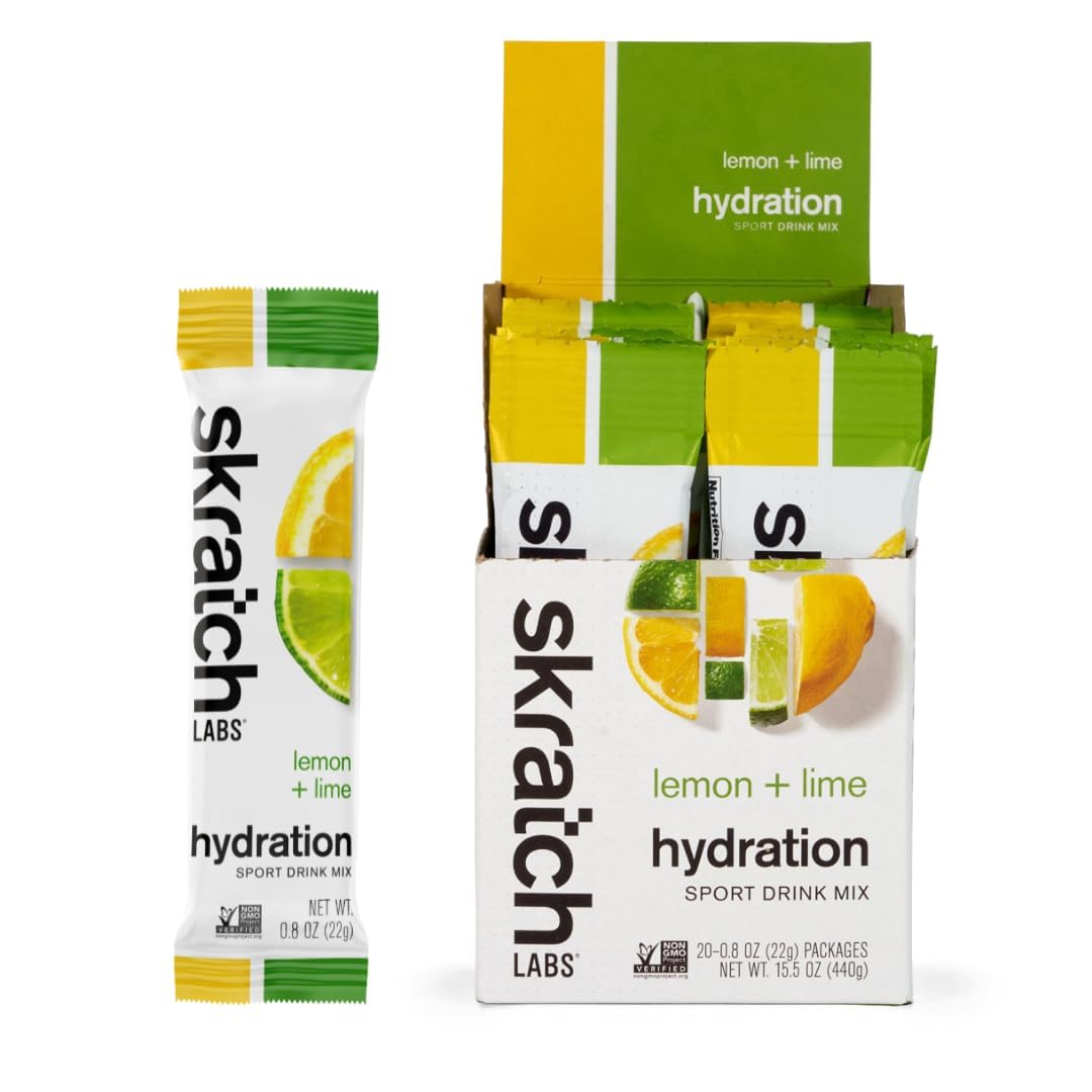 Skratch Labs paquets hydratation citron vert – pratique à emporter.