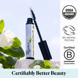 Sky Organics huile ricin bio, nourrit cils et sourcils.
