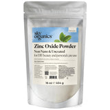 Sky Organics poudre oxyde zinc non-nano en bocal, idéale pour formulations maison douces.