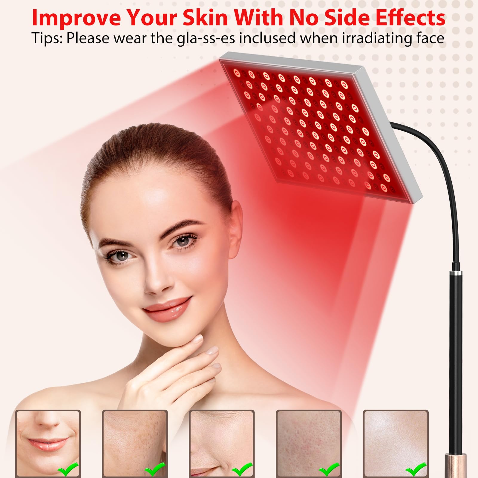 Cuves réfléchissantes Skylaxy pour focaliser la lumière rouge sur les zones ciblées.