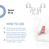 SLEBAONOS dilateurs nasaux utilisation nocturne: mieux respirer pendant le sommeil.