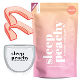 Sleep Peachy FlexiFit emballage rose, prêt pour une nuit confortable.