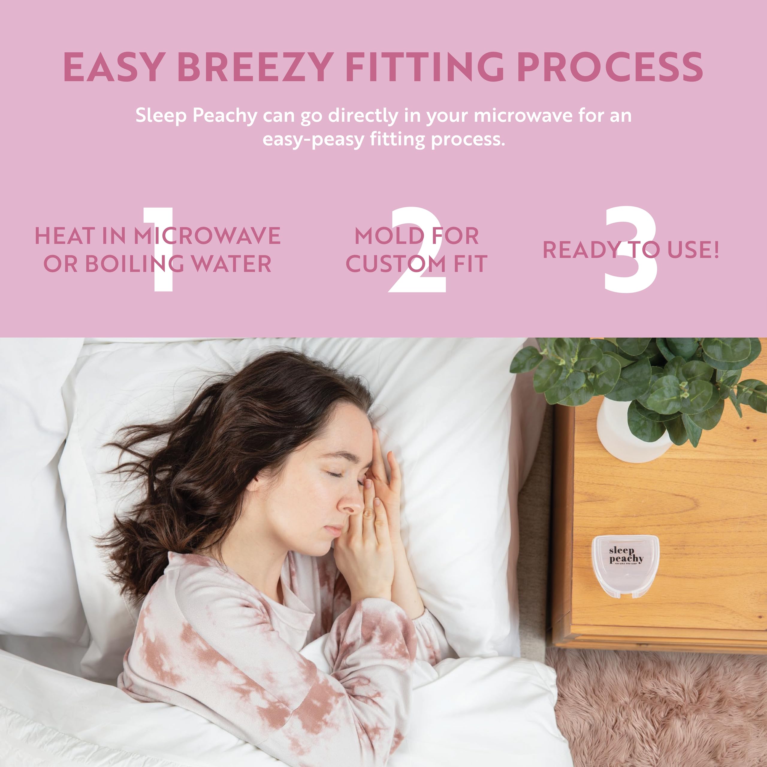 Sleep Peachy FlexiFit sans BPA et latex, utilisation quotidienne sûre et hygiénique.