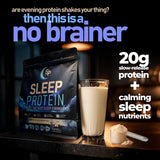 Sleep Protein bouteille vanille lavande – pratique pour un rituel relaxant en soirée.