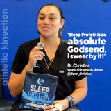 Sleep Protein 20 g de protéines – apport nocturne pour soutien musculaire sans sucre.