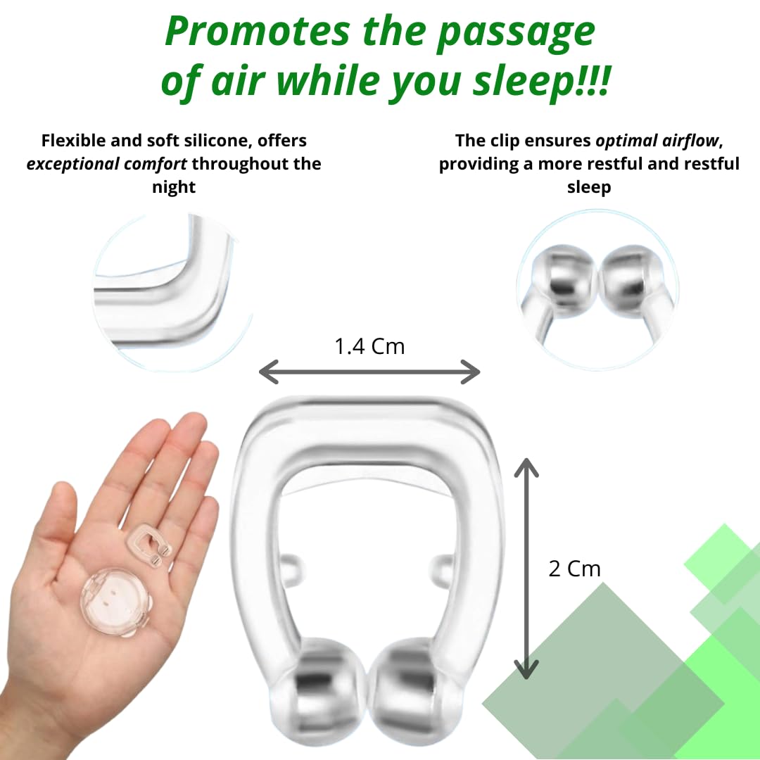 Sleep Scape clip nasal ergonomique: confort nocturne et respiration améliorée.
