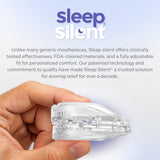 Sleep Silent utilisation nocturne silencieuse pour un sommeil paisible.