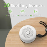 Sleepbox, affichage à 3 boutons, permet de sélectionner rapidement le son souhaité.