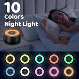 Sleepbox veilleuse 10 couleurs pour personnaliser l'éclairage nocturne.