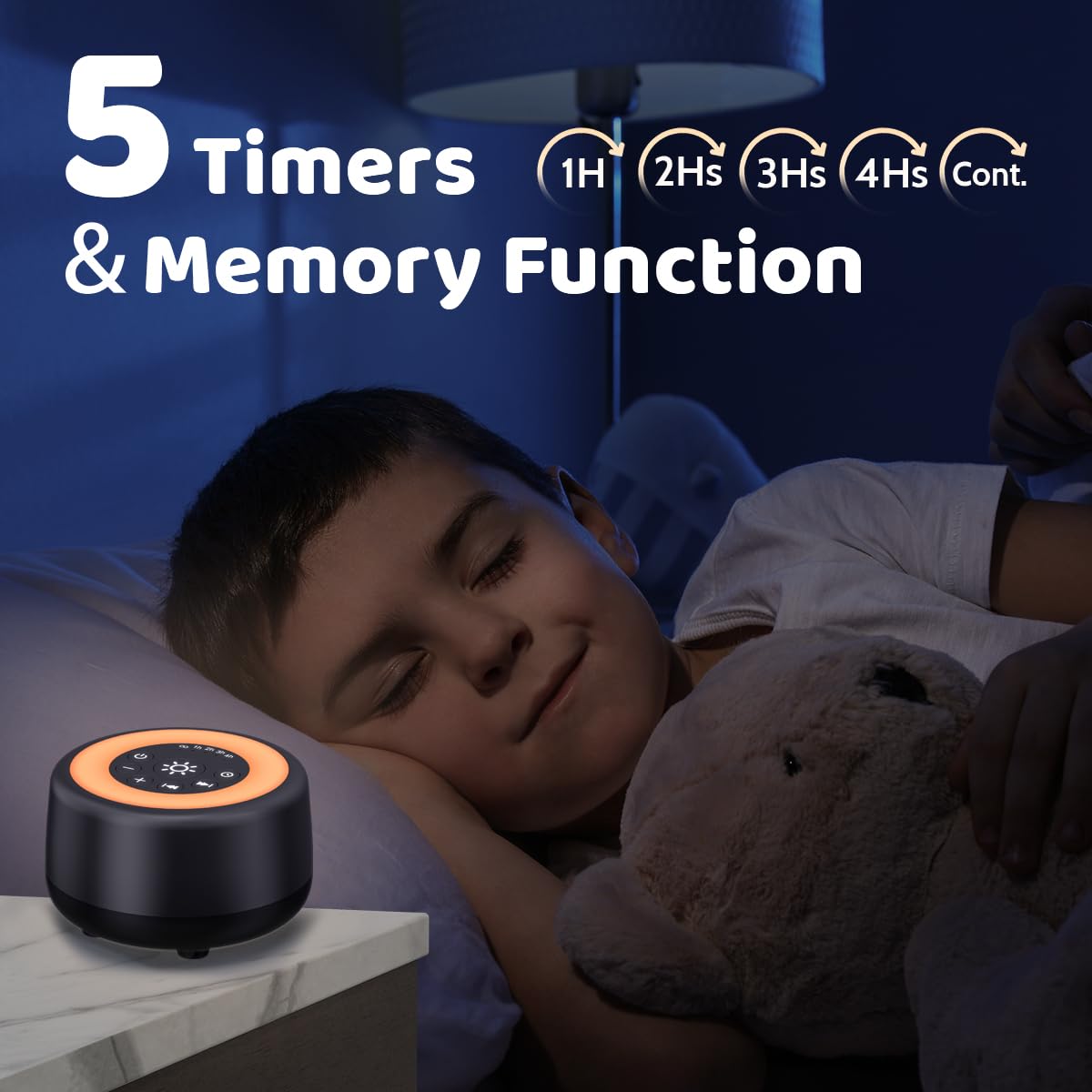 Sleepbox offre 32 niveaux de volume adaptés à chaque pièce.