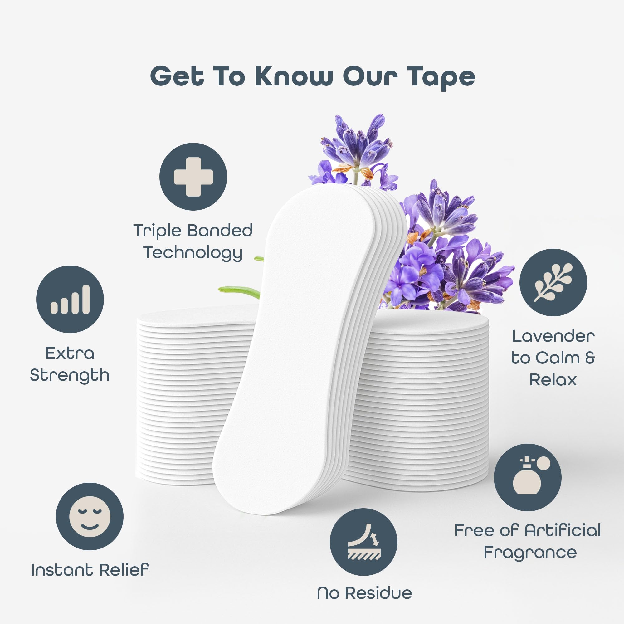 SleepHabits Bandes Nasales Eucalyptus: souffle clair pour nez bouché.
