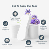 SleepHabits Bandes Nasales Eucalyptus: souffle clair pour nez bouché.