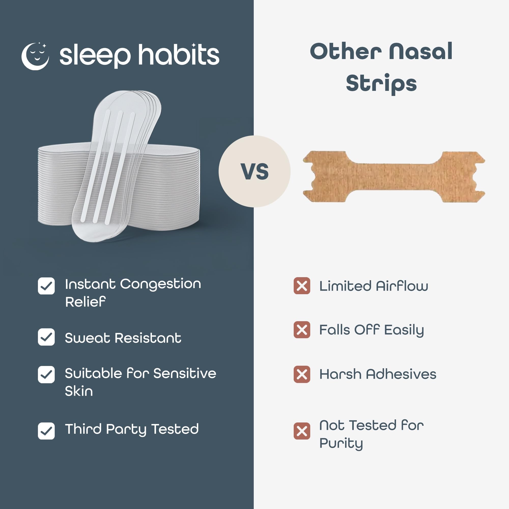 Sleep Habits Bandes Nasales Lavande: rituel apaisant avant le coucher.