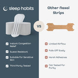 Sleep Habits Bandes Nasales Lavande: rituel apaisant avant le coucher.