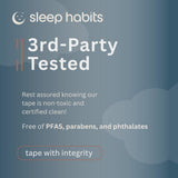 SleepHabits Bandes nasales parfum eucalyptus: sensation fraîche et claire quand le nez est encombré.