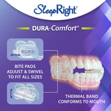 SleepRight Dura-Comfort garde-dentaire: peut aider à réduire les tensions de la mâchoire.