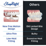 SleepRight Snore Aid Plus – aide nasale pour respiration facilitée.