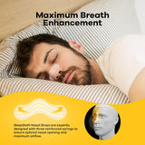 SleepSloth Bandes nasales – adhésion hypoallergénique sûre pour la peau.