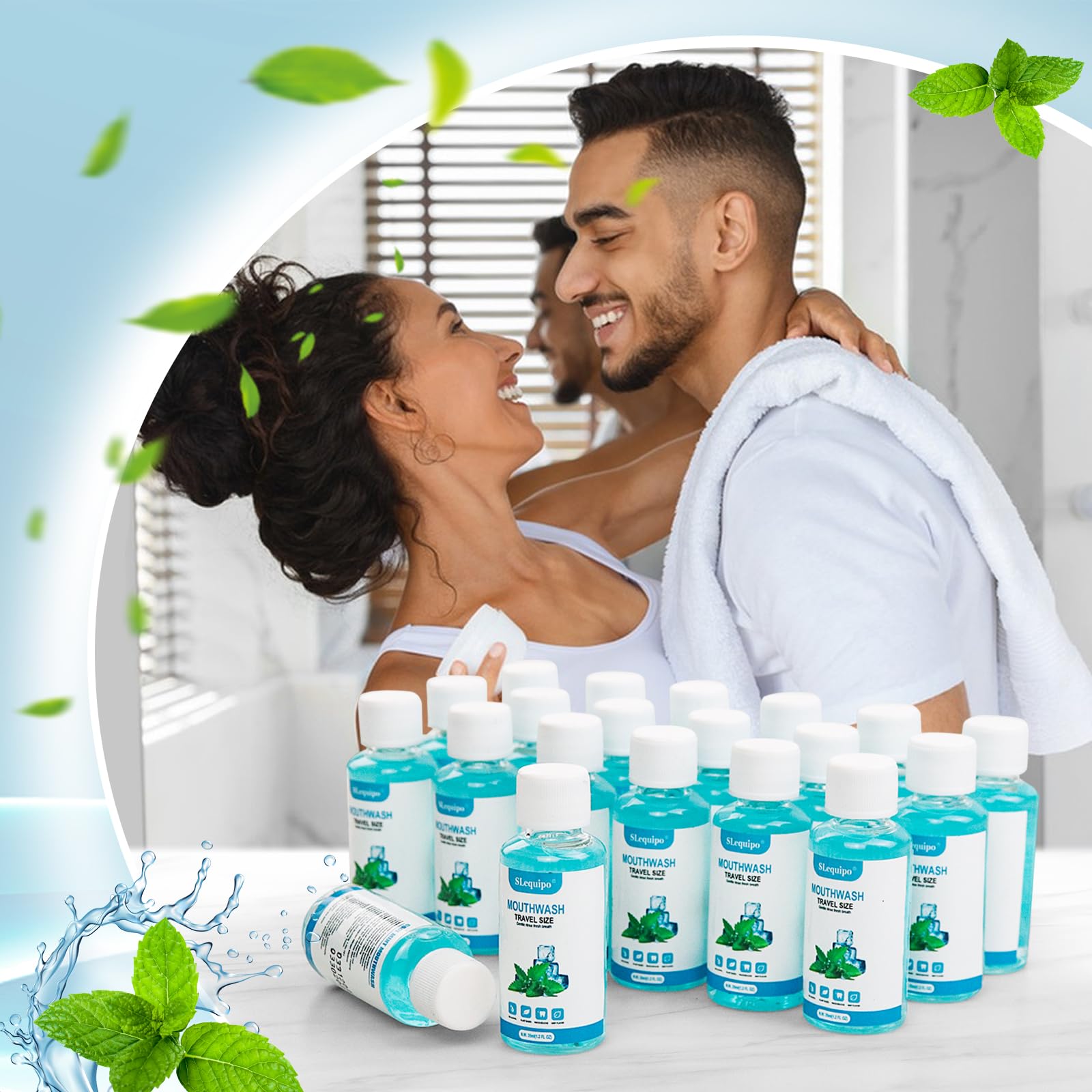 SLequipo arôme menthe frais, sensation rafraîchissante après utilisation.